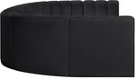 Arc - Faux Leather Modular U-Shaped Sectional