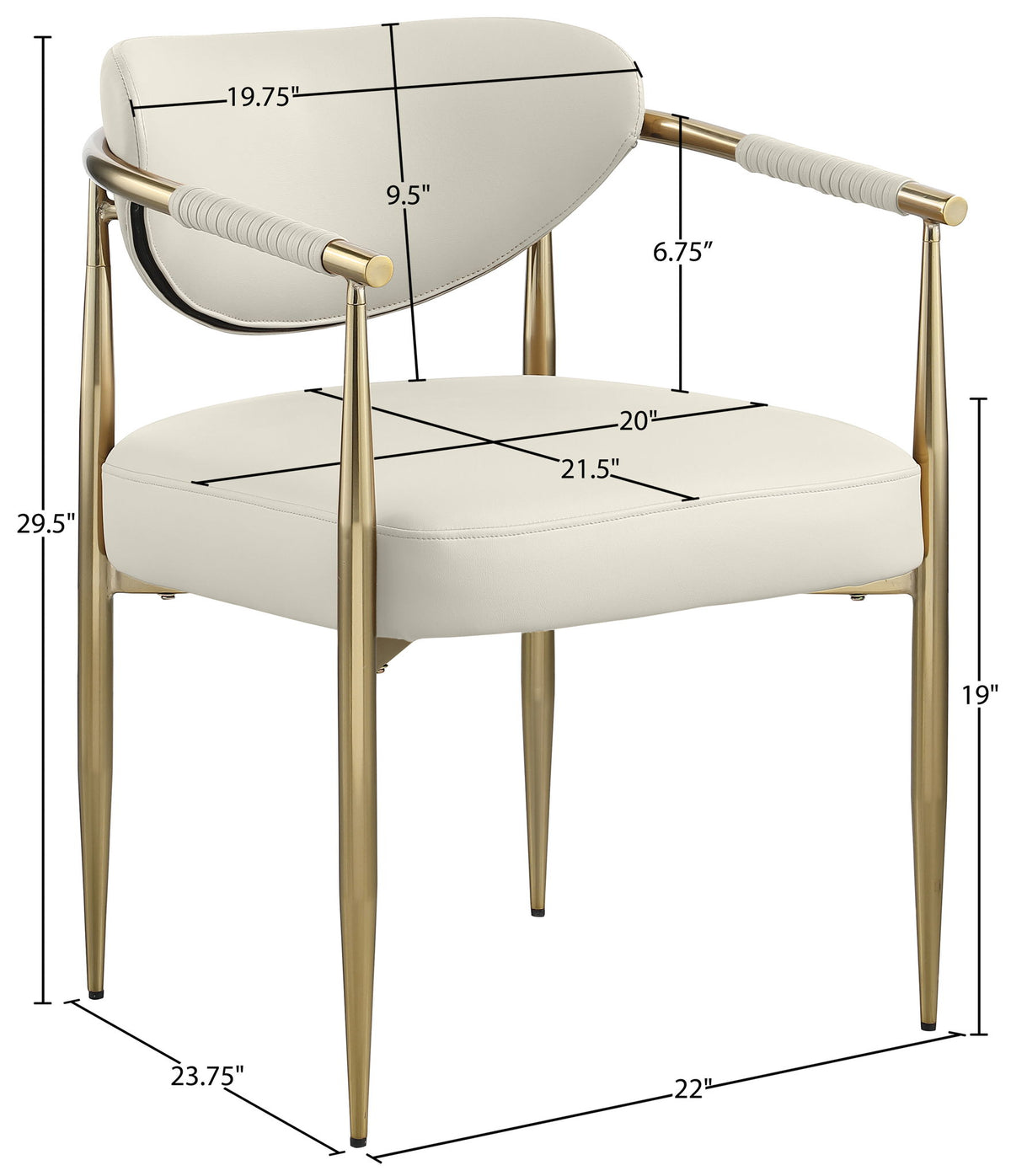 Virella - Faux Leather Upholstered Dining Chair (Set of 2)