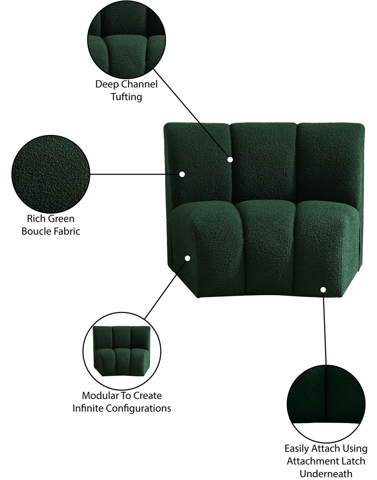 Infinity - Boucle Modular Chair