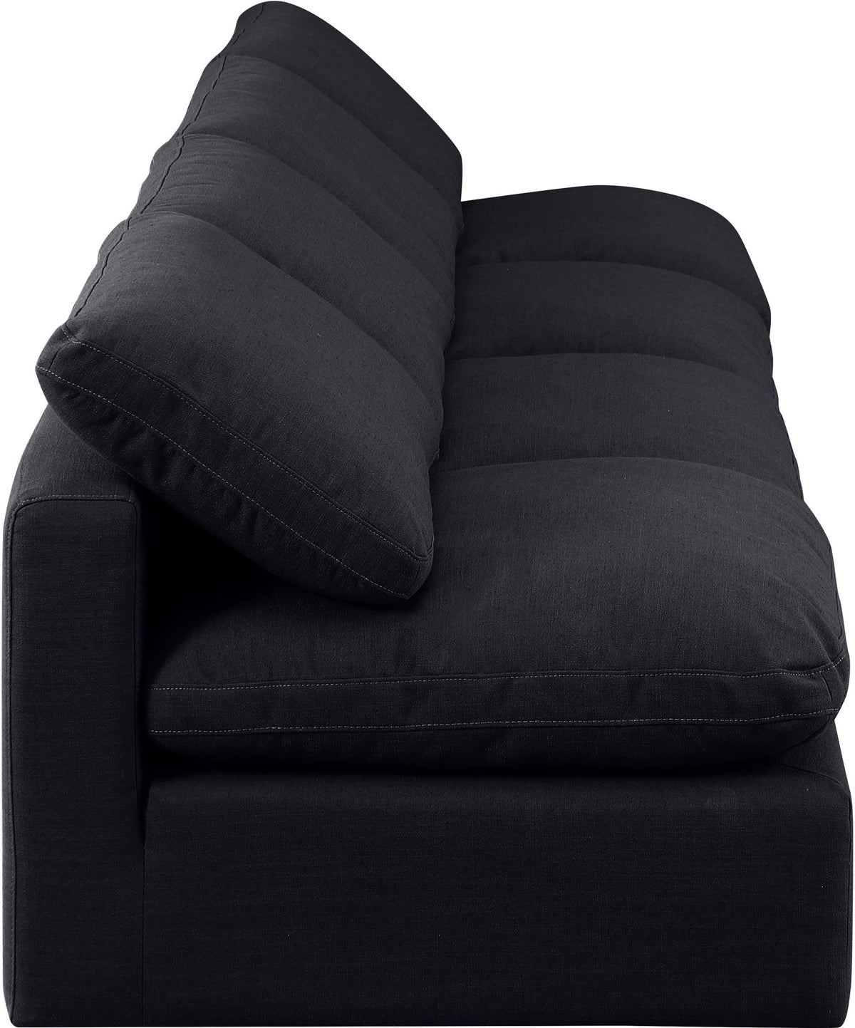 Indulge - Linen 4 Seat Modular Armless Sofa
