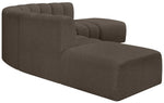 Arc - Boucle Fabric 6 Piece Corner Modular Sofa