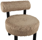 Ambre - Vegan Shearling Fabric Upholstered Accent Chair