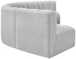 Arc - Boucle Fabric 6 Piece U-Shaped Modular Sofa