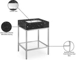 Marmo - Engineered Marble Bathroom Vanity With Chrome Base