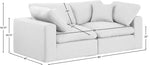Comfy - Linen Modular Sofa 2 Seats
