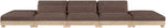 Turin - Chenille Fabric Upholstered Modular Sectional - Brown