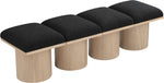 Pavilion - 4 Piece Modular Bench With Natural Base