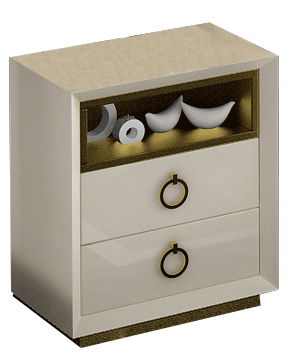 Velvet - Nightstand - Beige