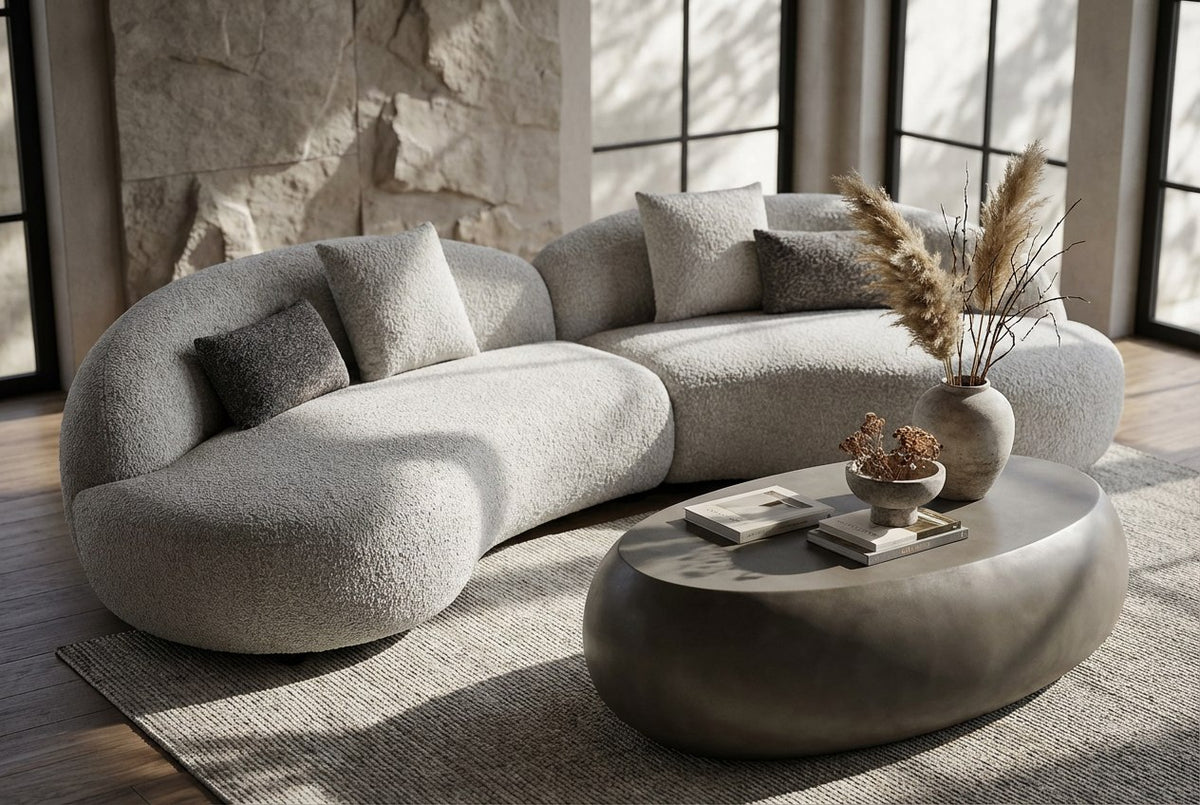 Delvan - Contemporary Beige Fabric Right Facing Chaise Sectional Sofa by VIG Furniture - View 10