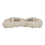 Delvan - Contemporary Beige Fabric Right Facing Chaise Sectional Sofa by VIG Furniture - View 1