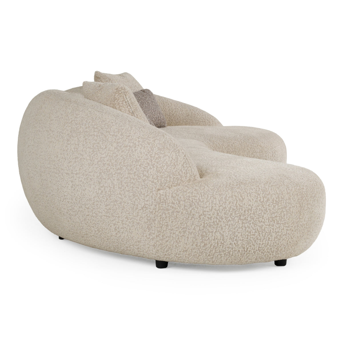 Delvan - Contemporary Beige Fabric Right Facing Chaise Sectional Sofa by VIG Furniture - View 5