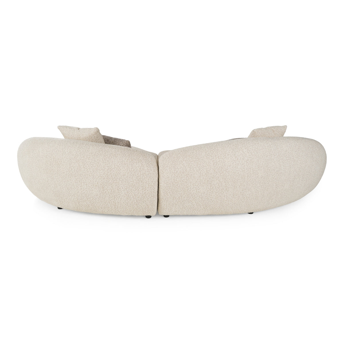 Delvan - Contemporary Beige Fabric Right Facing Chaise Sectional Sofa by VIG Furniture - View 6