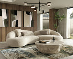 Delvan - Contemporary Beige Fabric Right Facing Chaise Sectional Sofa by VIG Furniture - View 11