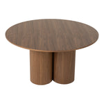 Depew - Mid-Century Modern Walnut Round Dining Table by VIG Furniture - View 7