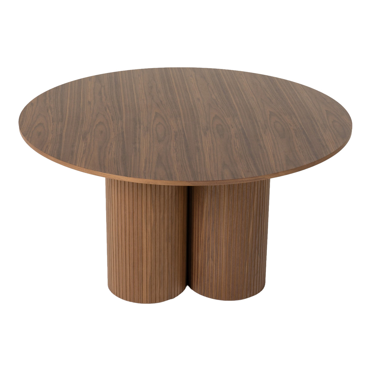 Depew - Mid-Century Modern Walnut Round Dining Table by VIG Furniture - View 7