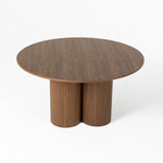 Depew - Mid-Century Modern Walnut Round Dining Table by VIG Furniture - View 3