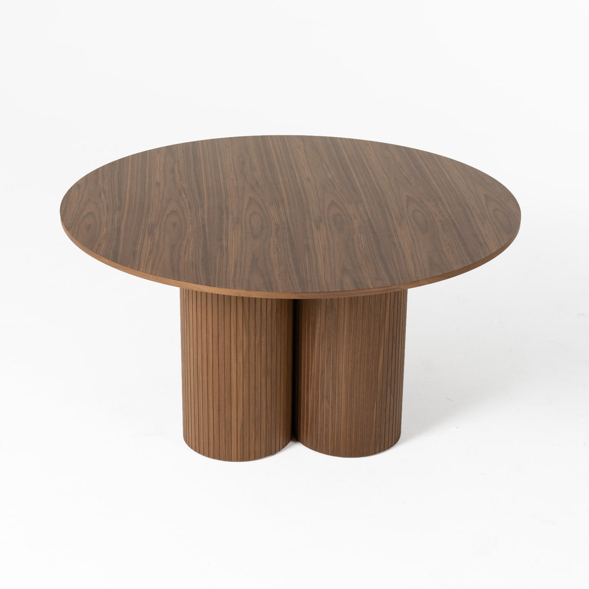 Depew - Mid-Century Modern Walnut Round Dining Table by VIG Furniture - View 3