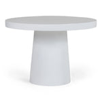 Desoto - Modern White Concrete Round Dining Table by VIG Furniture - View 1