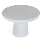 Desoto - Modern White Concrete Round Dining Table by VIG Furniture - View 6