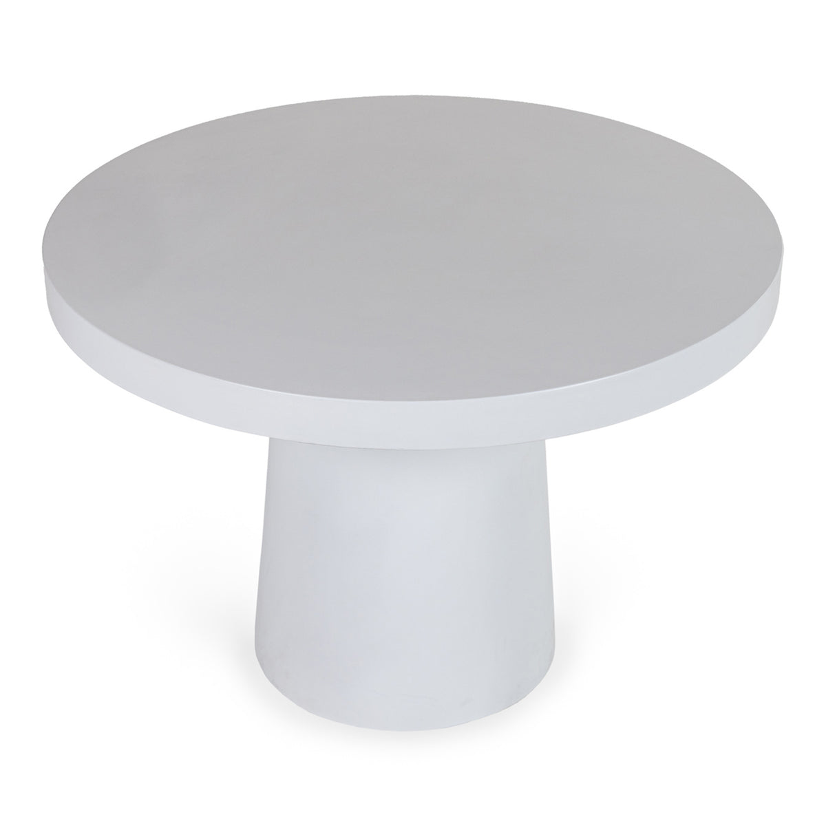 Desoto - Modern White Concrete Round Dining Table by VIG Furniture - View 6