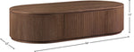 Moana - Rubberwood Coffee Table