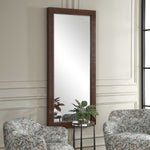Durant - Tall Wood Mirror - Brown