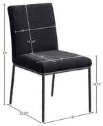 Reeves - Dining Side Chair (Set of 2) - Black Base