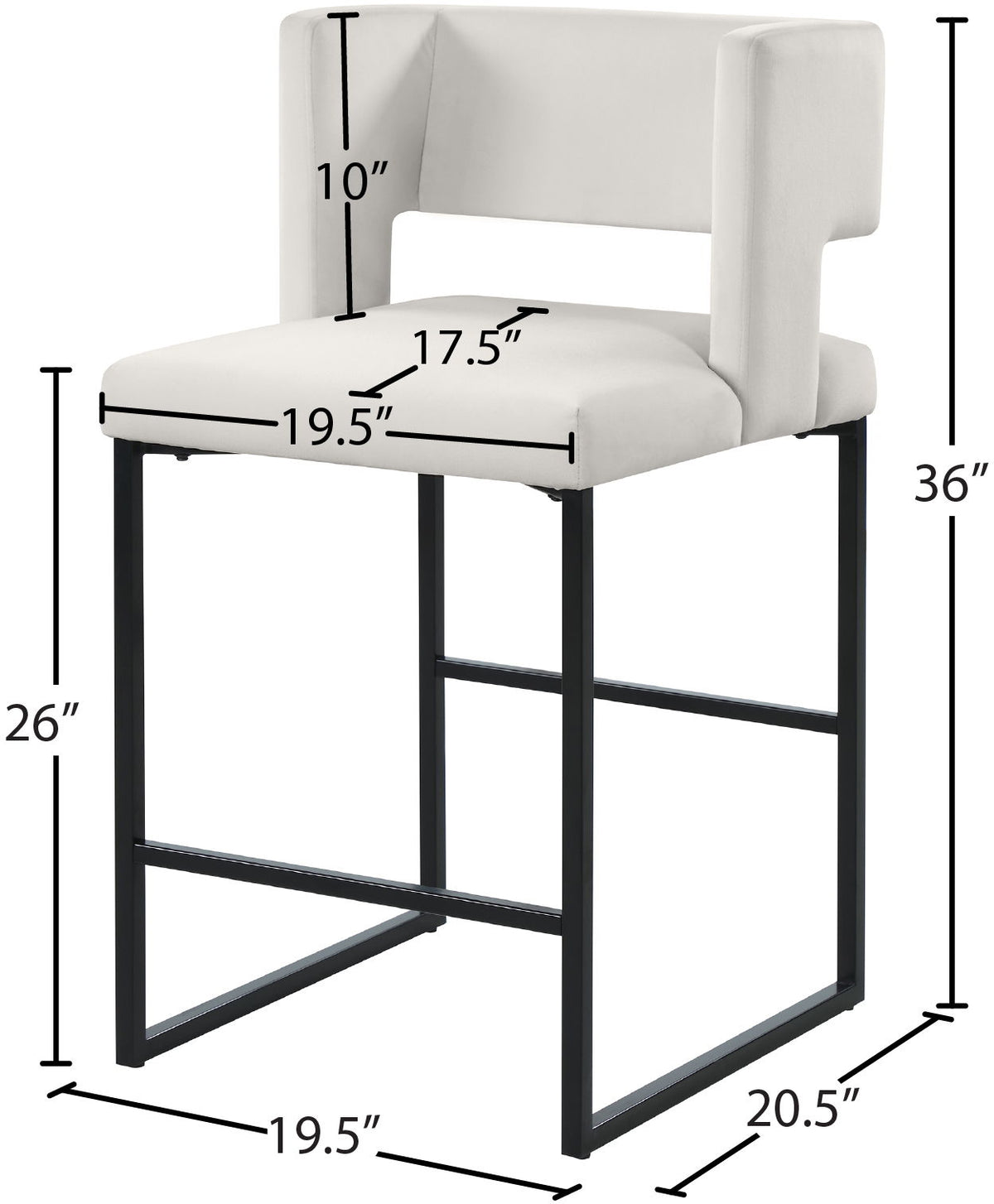 Caleb - Counter Stool (Set of 2)
