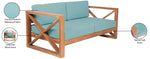 Anguilla - Water Resistant Outdoor Loveseat
