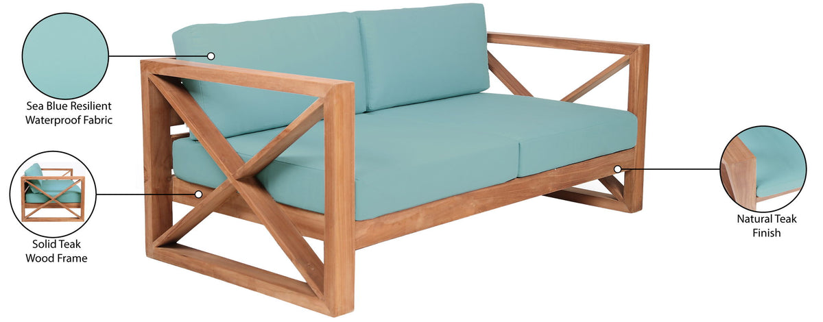 Anguilla - Water Resistant Outdoor Loveseat