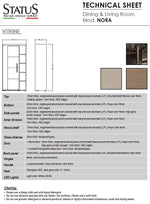 Nora - 2 Door China - Beige / Light Brown