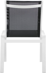 Nizuc - Outdoor Patio Dining Chair With White Frame (Set of 2)