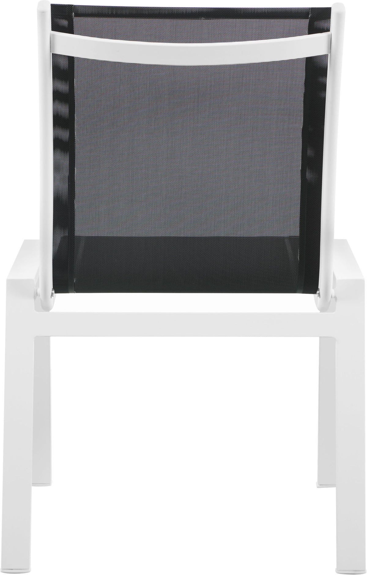 Nizuc - Outdoor Patio Dining Chair With White Frame (Set of 2)