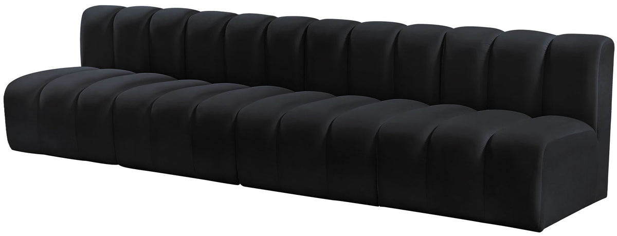 Arc - Velvet 4 Seats Modular Sofa