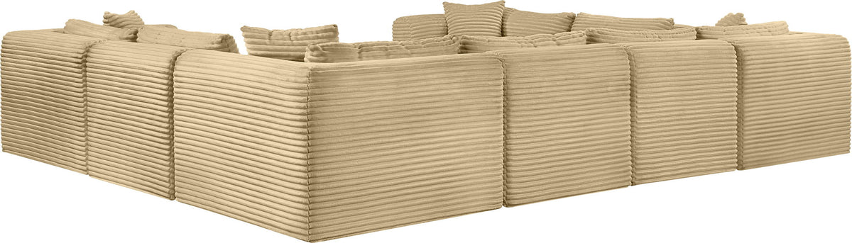 Shaggy - 8 Piece Modular U-Shaped Sectional