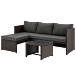 Manhattan Menton - 3-Piece Sectional Set