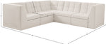 Relax - 5 Piece Modular Sectional