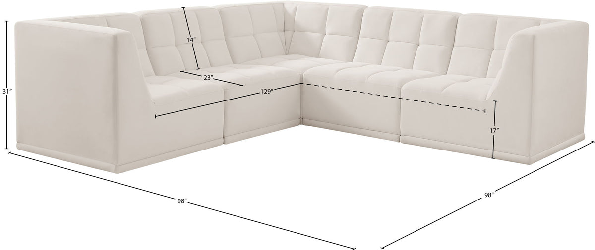 Relax - 5 Piece Modular Sectional