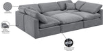 Indulge - Velvet 6 Piece Modular Sectional