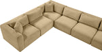 Shaggy - Fabric 9 Piece Modular U-Shaped Sectional