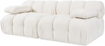 Orin - Velvet Performance Fabric Upholstered 2 Piece Modular Sofa