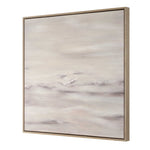 Trance - Hand Painted Abstract Art - Brown / Gray / White / Woodtone