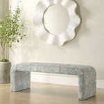 Amie - Bench - Spa Blue
