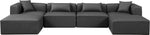 Cube - 6 Piece Modular Double Chaise Sectional