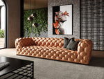 Dexter - Transitional Camel Full Italian Leather Tufted Sofa by VIG Furniture - View 2