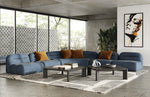 Forman - Modern Blue Fabric Modular Corner Sectional Seat by VIG Furniture - View 6