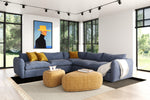 Kinsey - Modern Blue Fabric Modular Sectional Sofa by VIG Furniture - View 1
