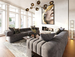 Moreno - Modern Grey Fabric 4-Seater Sofa by VIG Furniture - View 2