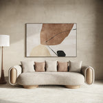 Raywood - Modern Multicolored Boucle Fabric + Ash Sofa by VIG Furniture - View 6