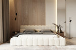 Tyree - Modern Tufted Off-White Fabric Bed by VIG Furniture - View 2